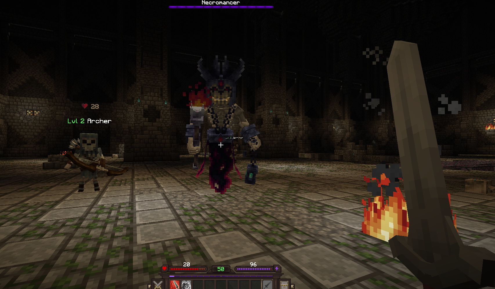 Combat gameplay in Rhythmia