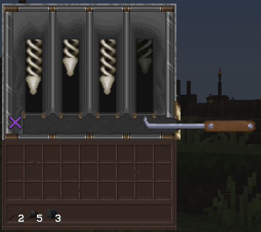 The crafting interface in Rhythmia