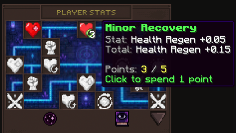 Rhythmia player stat interface